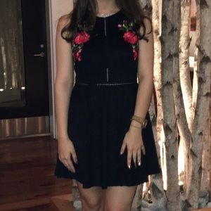 Sleeveless mini dress